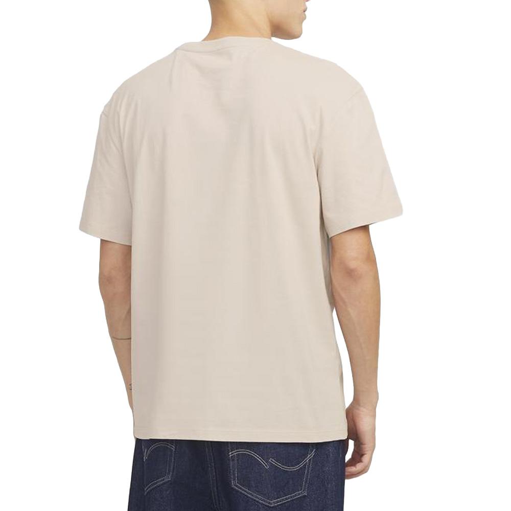 T-Shirt Beige Homme Jack & Jones Bryan vue 2