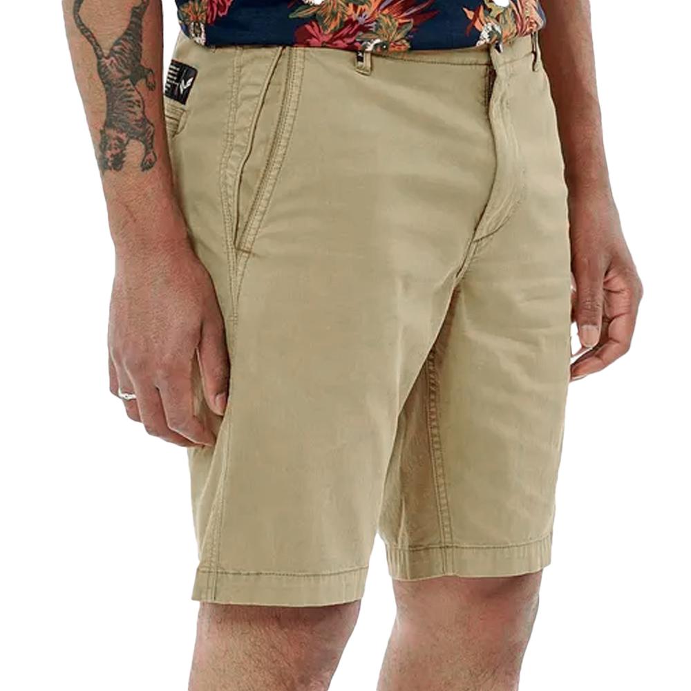 Short Beige Homme Kaporal MACON pas cher
