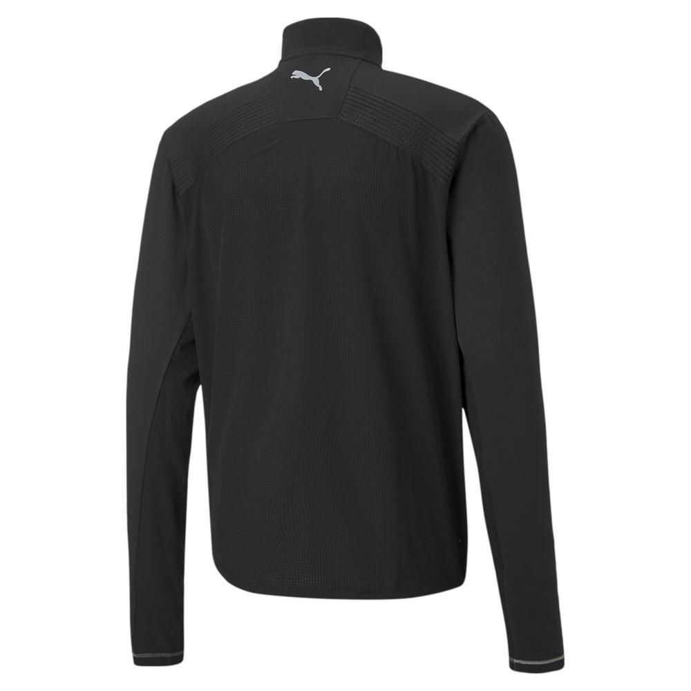 Sweat Noir Homme Puma Run Cloudspun vue 2