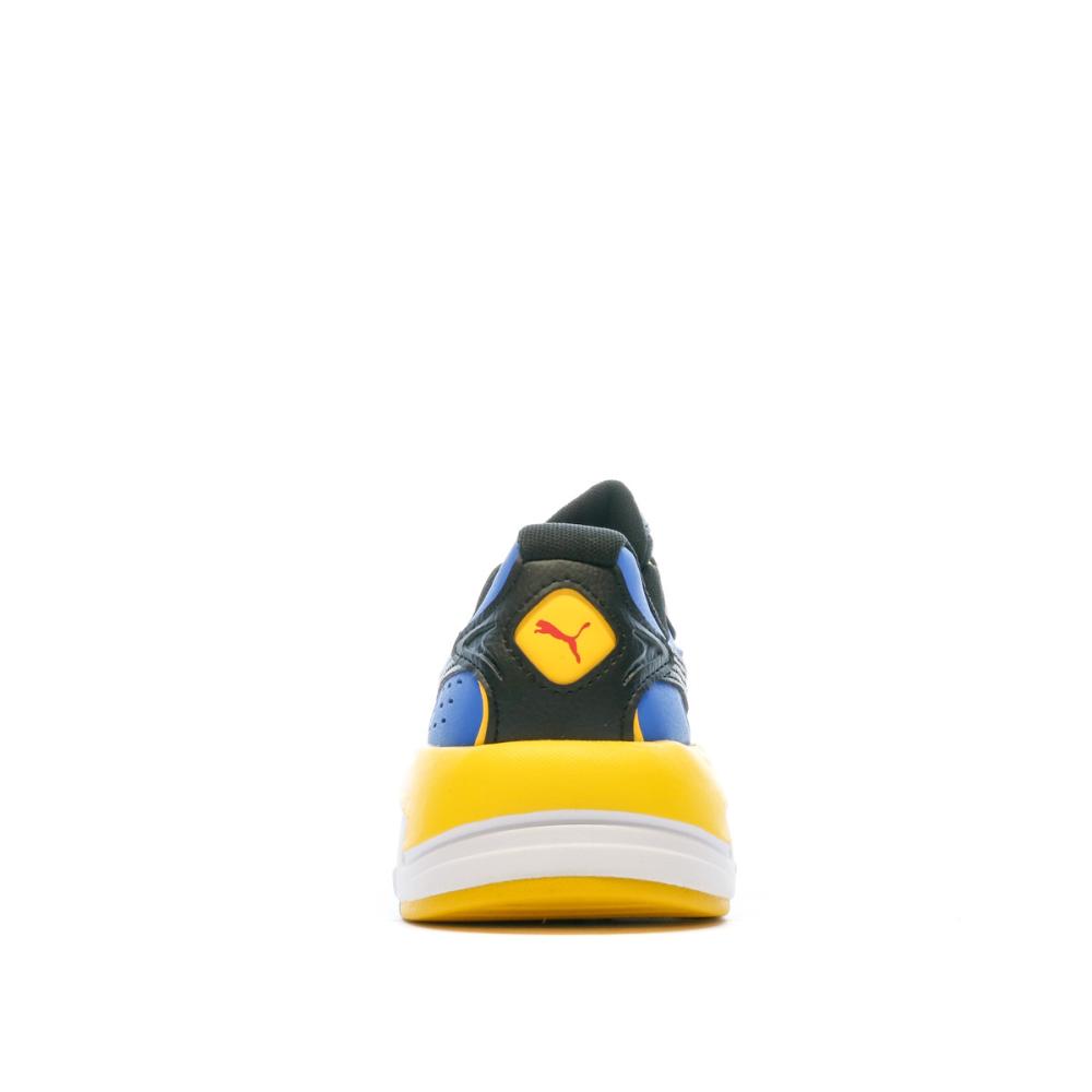 Baskets Noir/Bleu/Jaune Garçon Puma X-Ray Speed vue 3