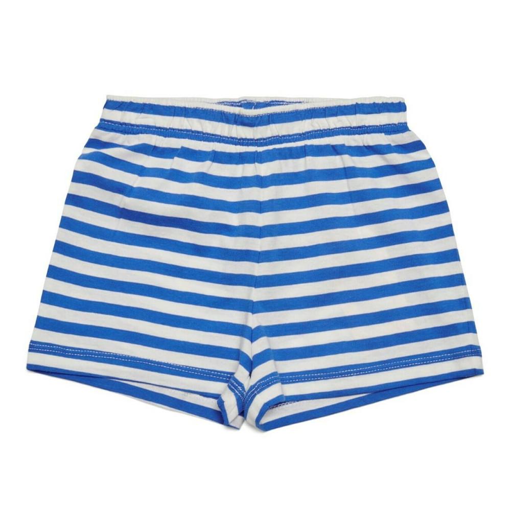 Short Bleu à rayures Fille Kids Only May pas cher