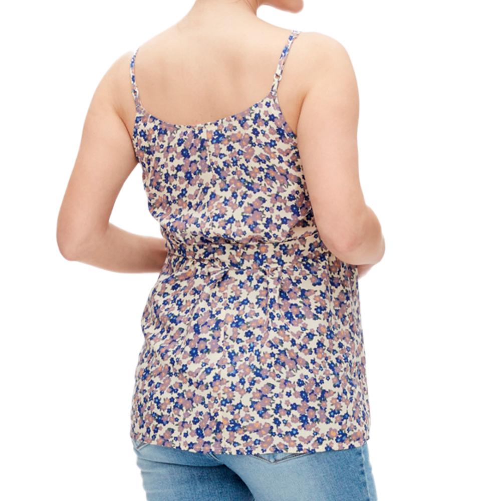 Débardeur Beige/Violet Femme Mamalicious Celia vue 2
