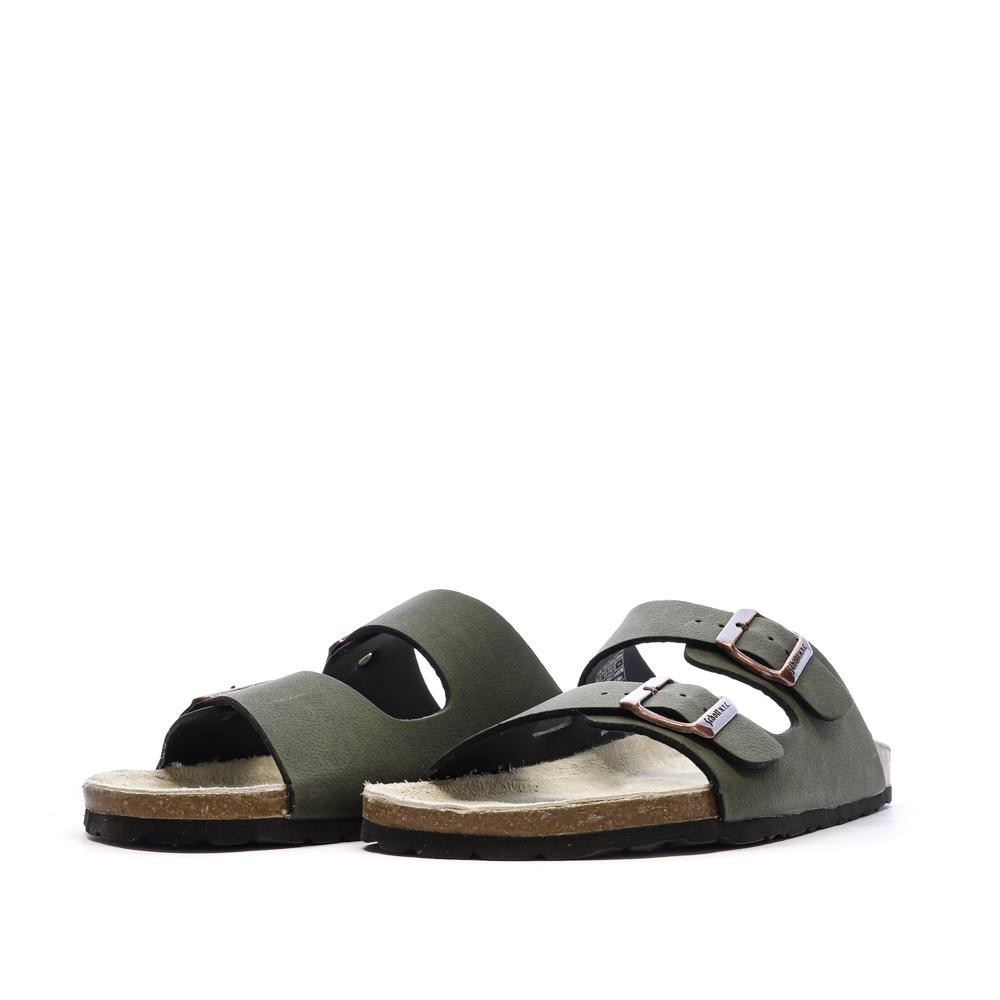 Sandalias caqui para hombre Schott Arthur ver 6