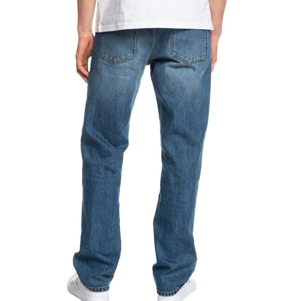 Jean Bleu Homme Quiksilver Aqua Cult Aged M Pant vue 2
