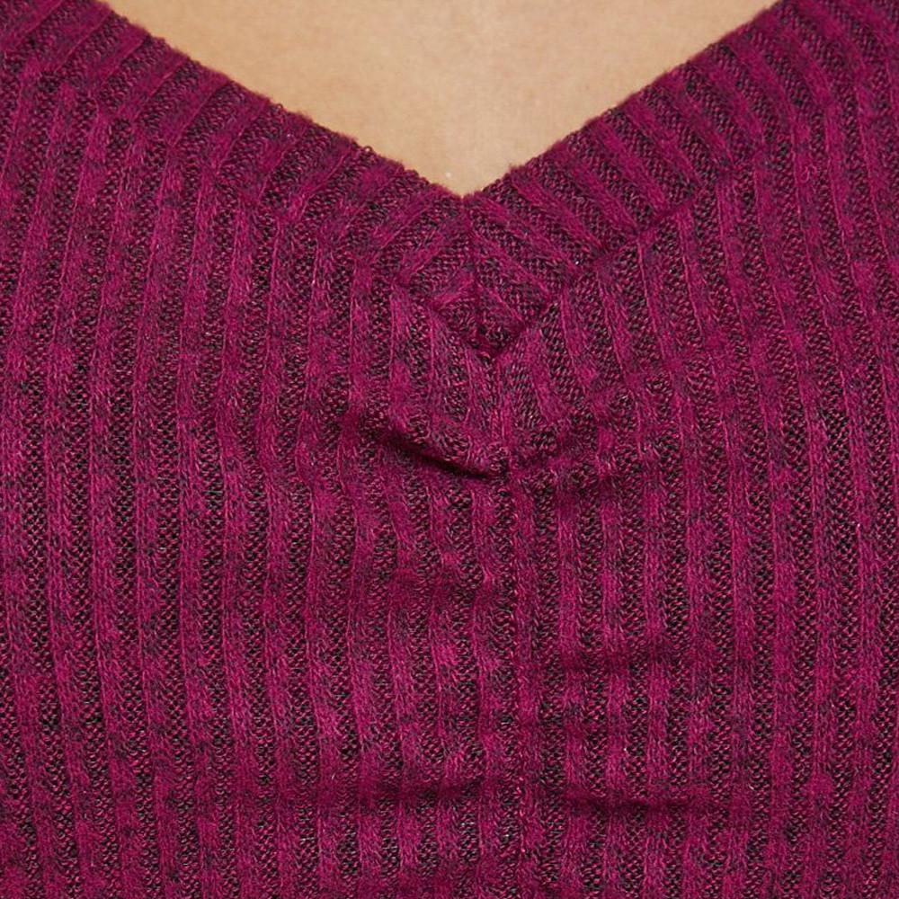 Top Manches longues Prune Femme JDY Lucca vue 3