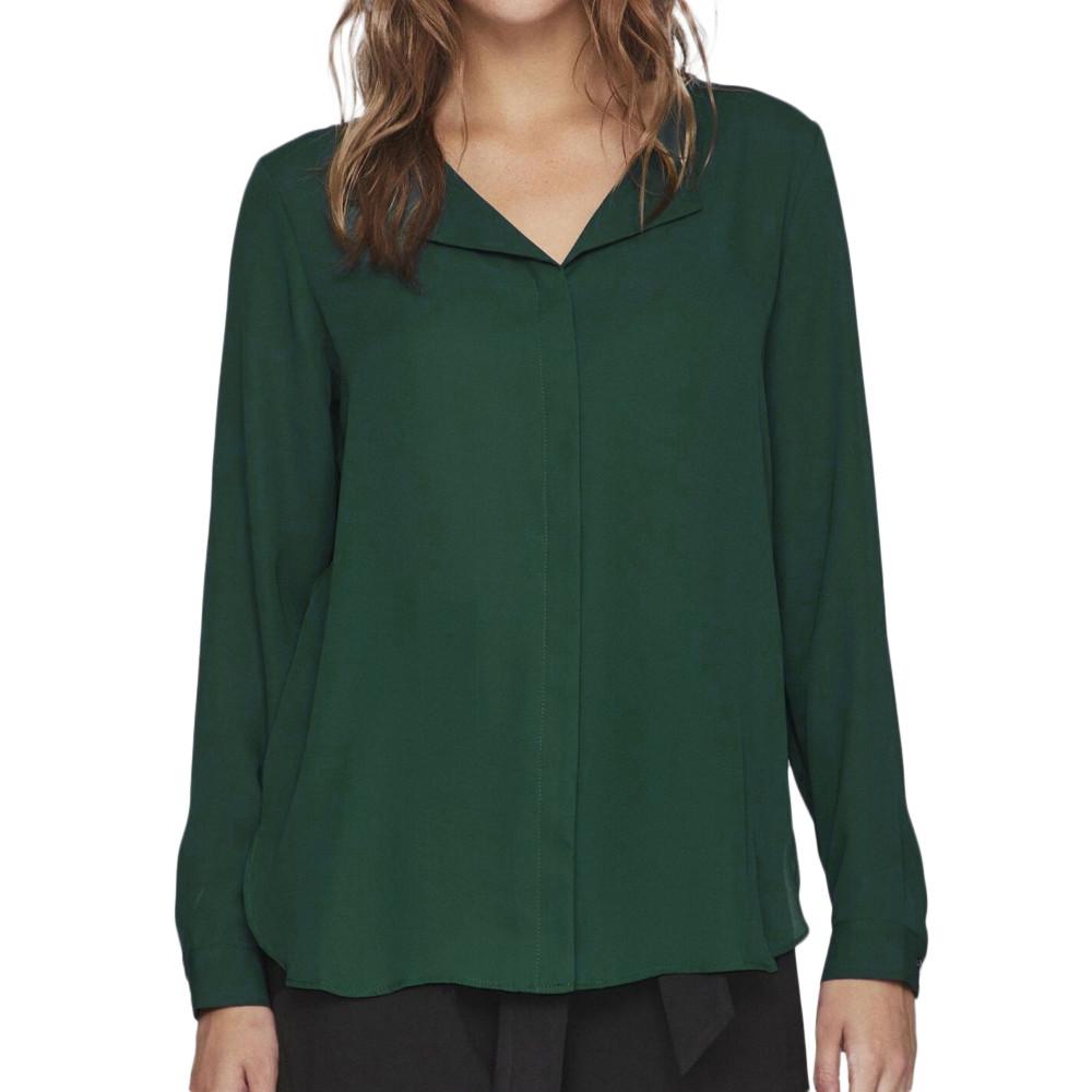 Blouse Verte Femme Vila Lucy pas cher