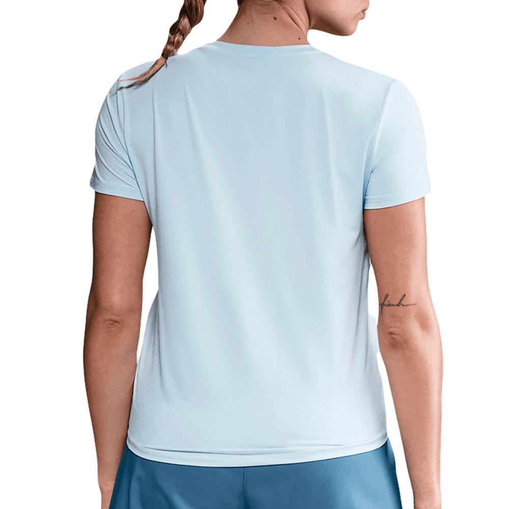 T-Shirt Bleu Femme Nike HJ2204 vue 2