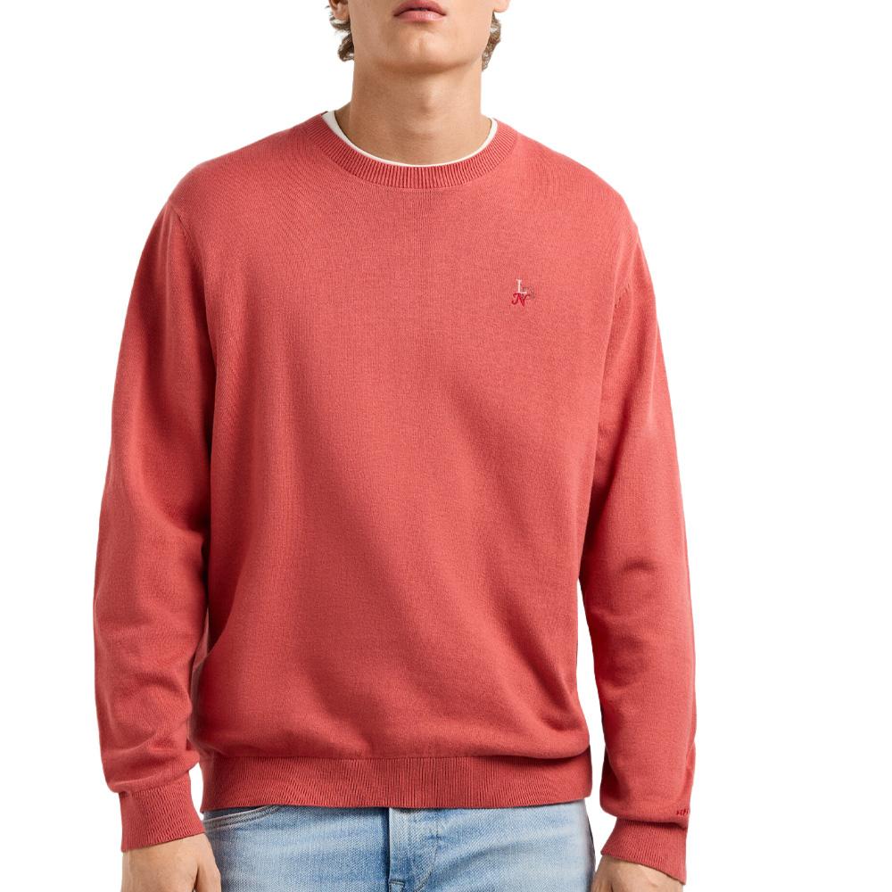 Pull Rouge Homme Pepe jeans Daniels pas cher