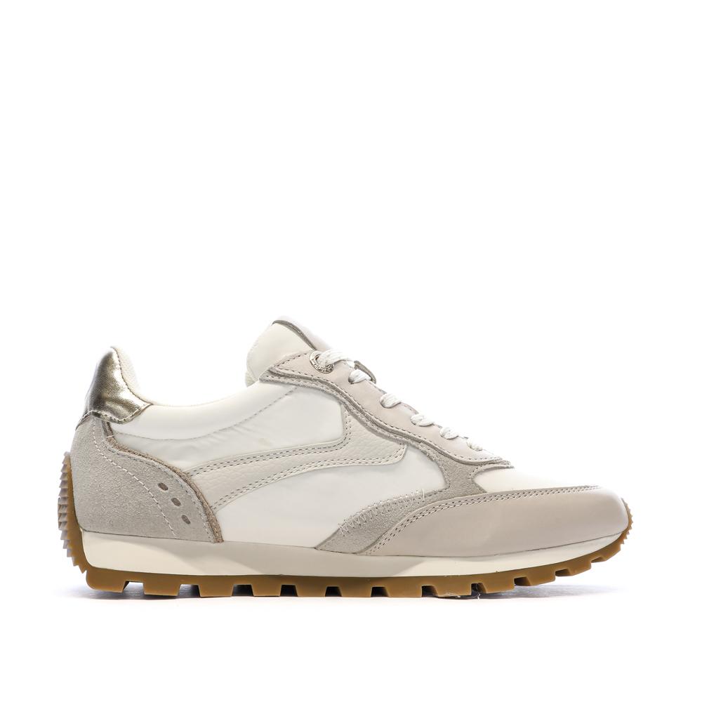 Baskets Beige/Blanches Femme Chaussures Piel vue 2