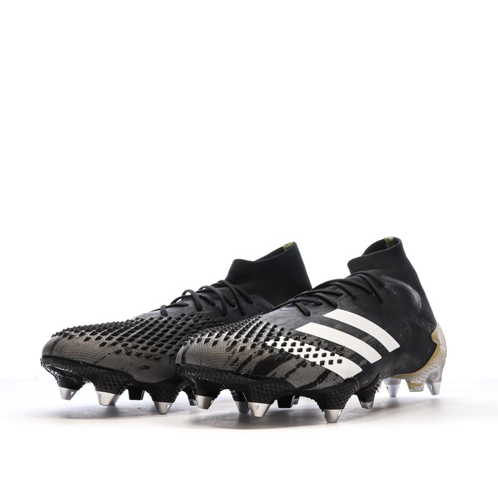 Chaussures de football Noires Homme Adidas Predator Mutator vue 6