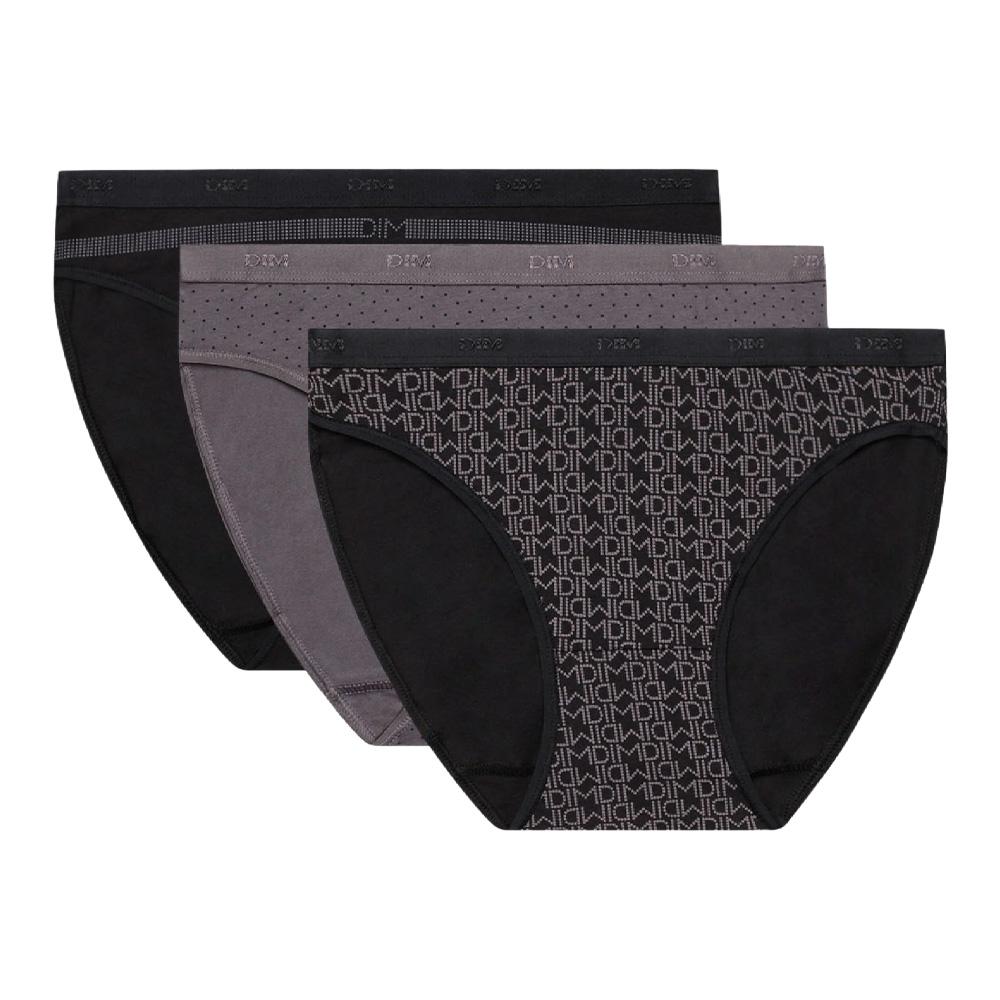 X3 Pantalones cortos negros/grises para mujer Dim Les Pockets de algodón barato