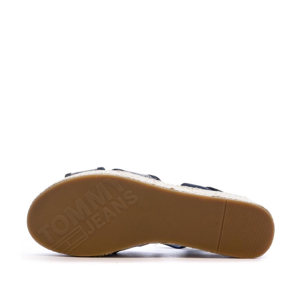 Sandales compensées marine femme Tommy Hilfiger Natural vue 5