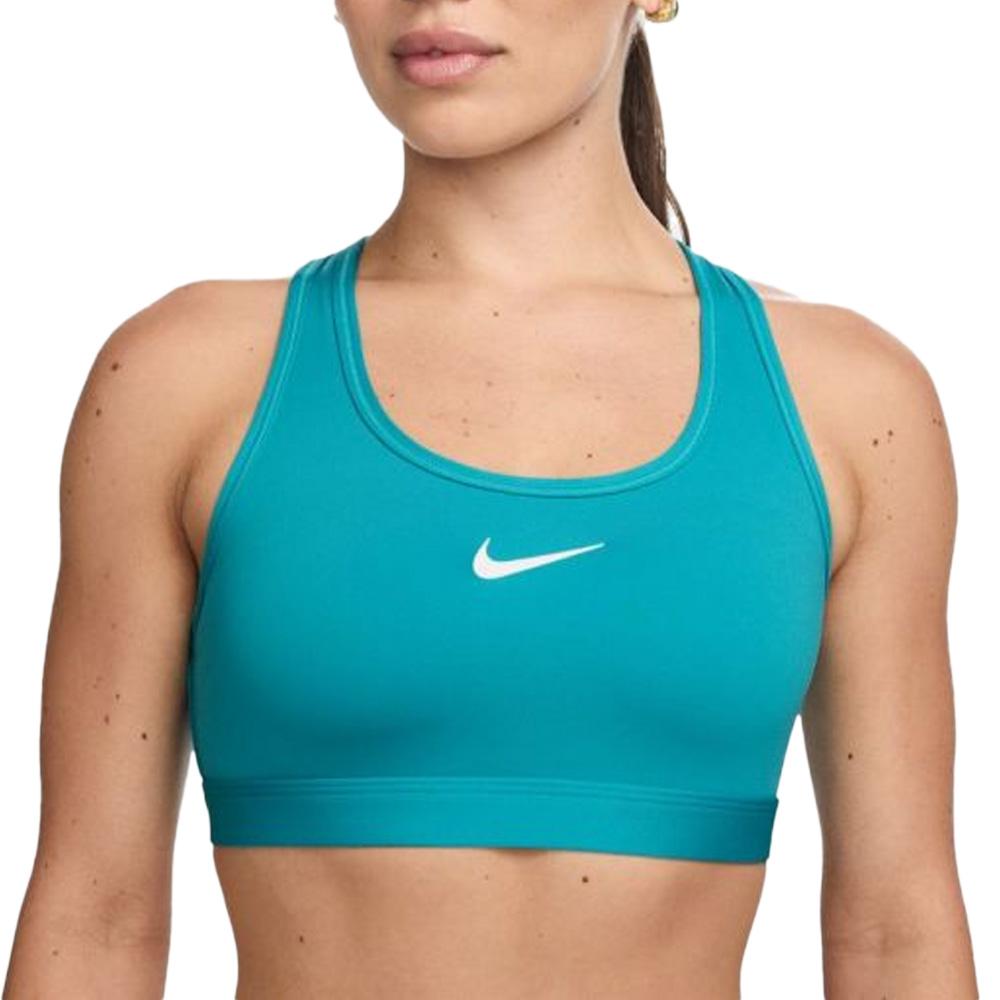 Brassière de Sport Bleu Femme Nike SWSH MED pas cher