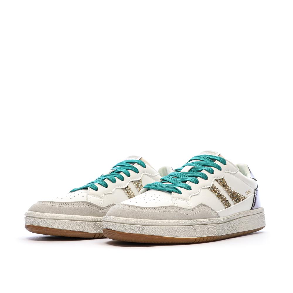 Teddy Smith Zapatillas de deporte para mujer en crudo/oro 120598 ver 6