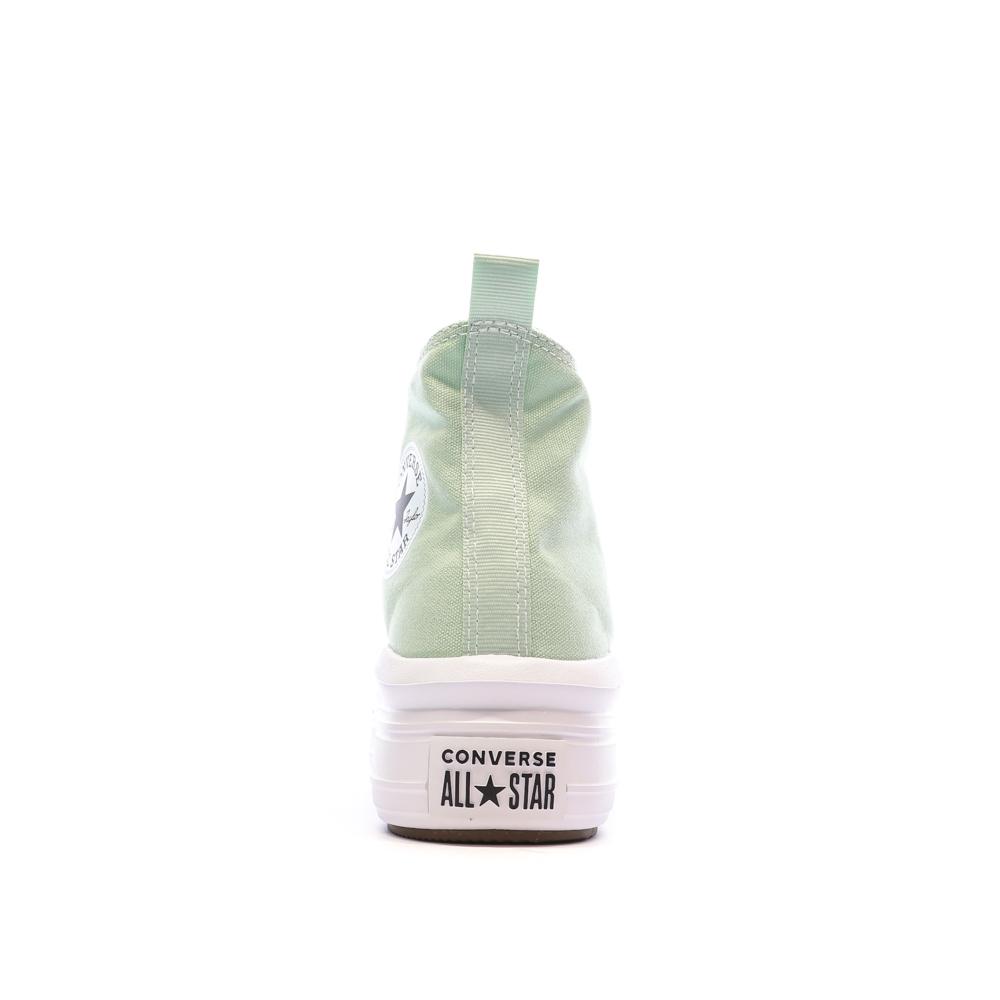 Baskets Vertes Fille/Femme Converse All Star Move vue 3