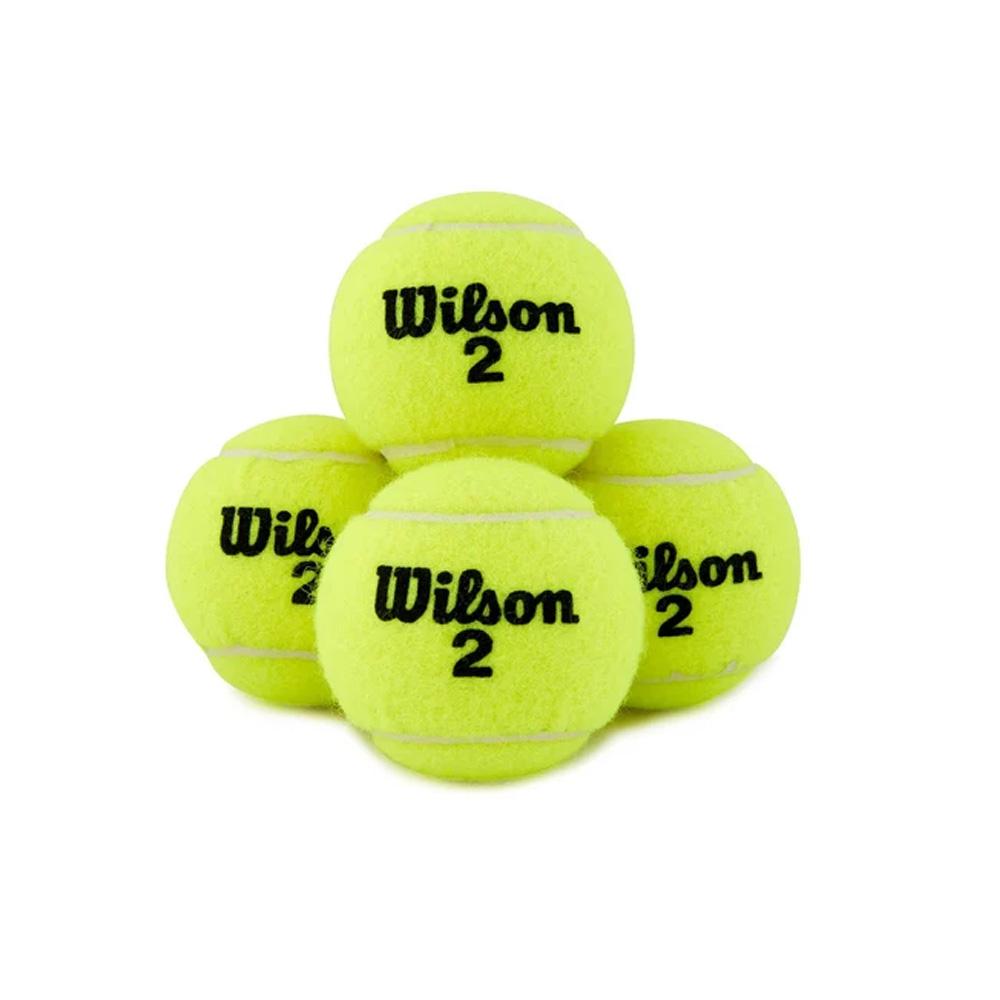 X4 Balles de Tennis Jaune Wilson Championship vue 2