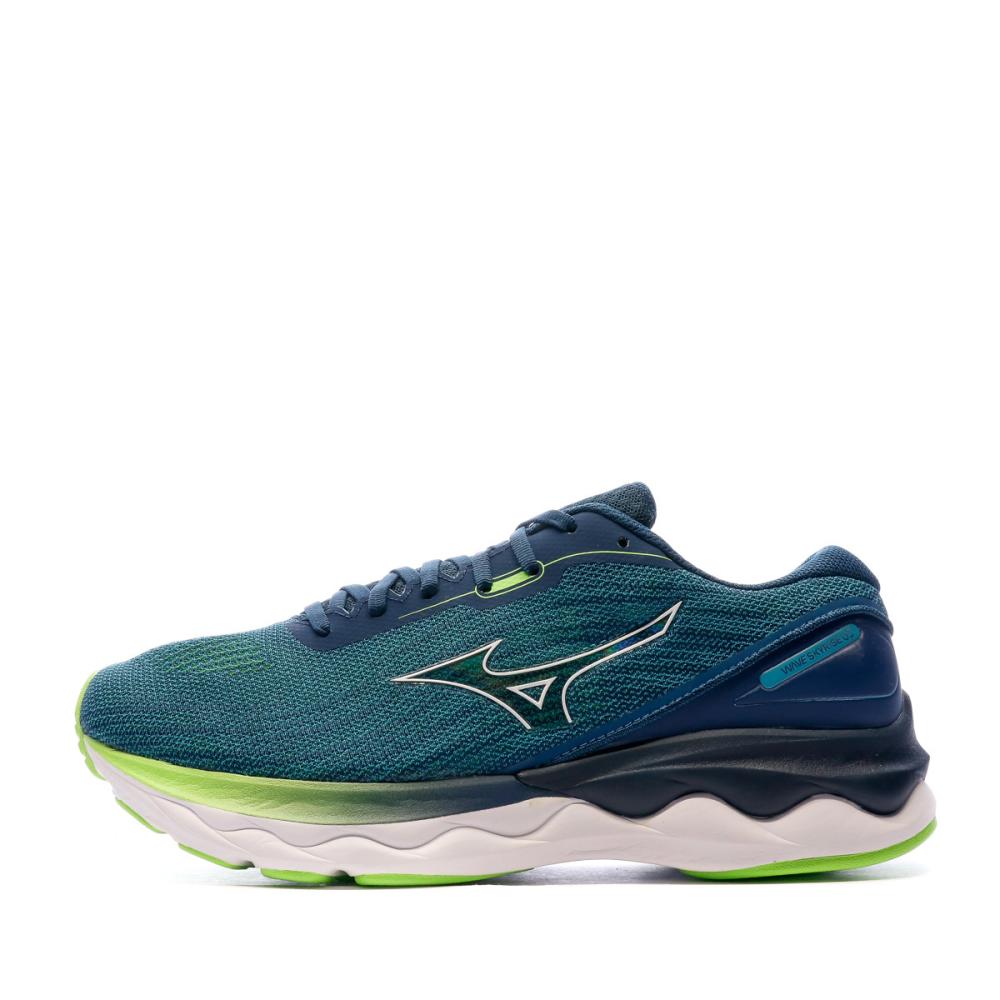 Chaussures de Running Marine Homme Mizuno Wave Skyrise pas cher