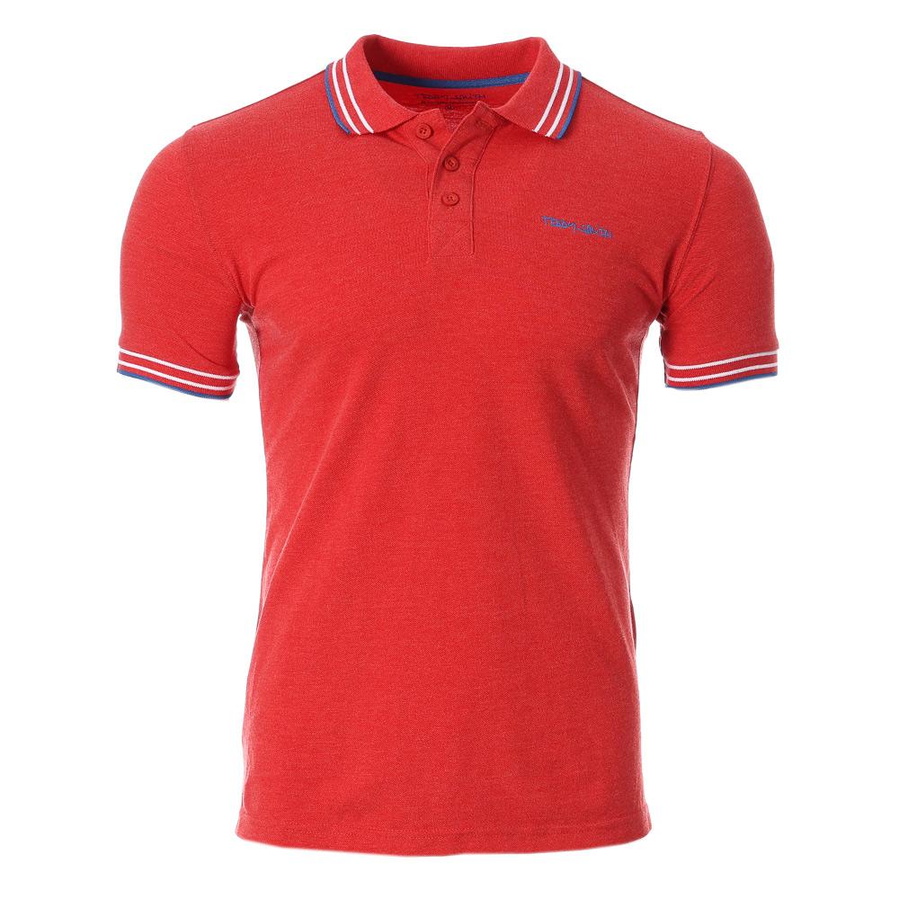 Polo Rouge/Bleu Homme Teddy Smith Pasian pas cher
