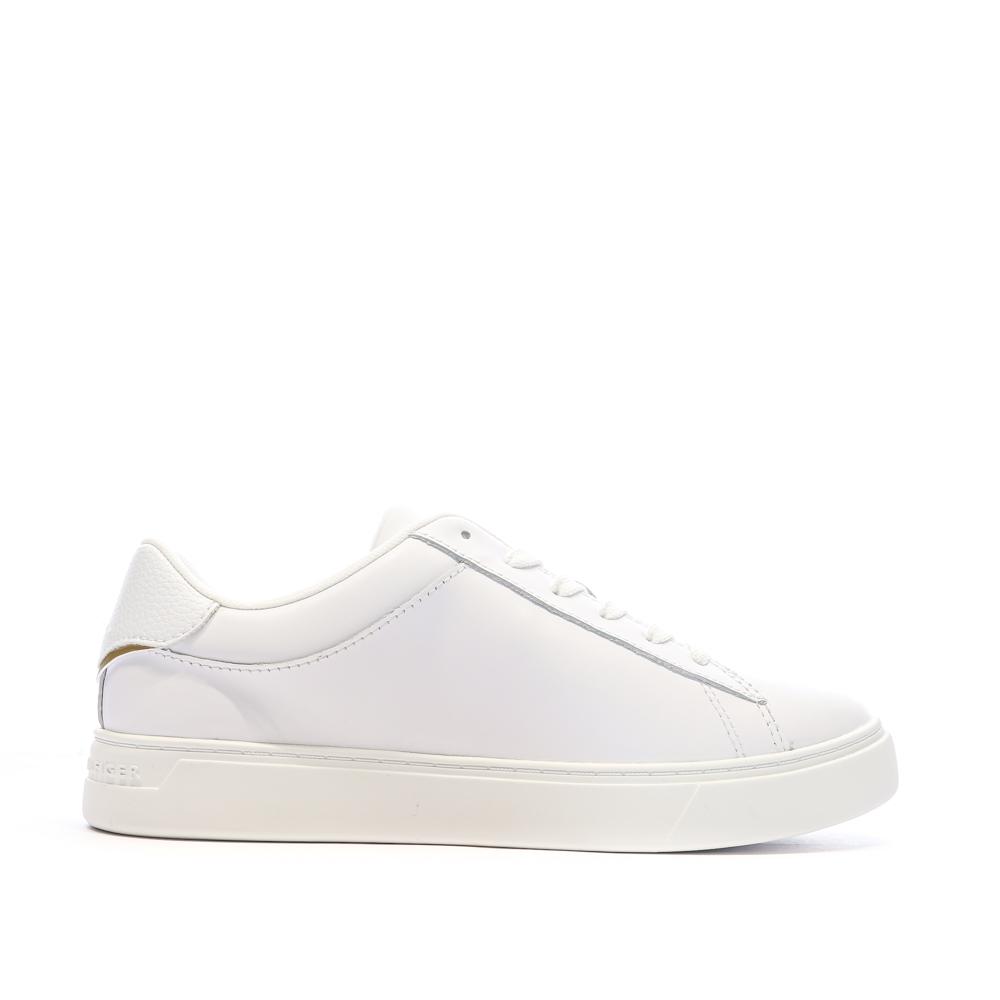 Baskets Blanches Femme Tommy Hilfiger Essential Court vue 2