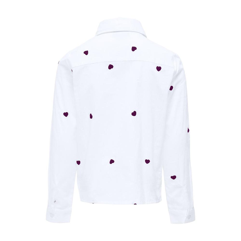 Chemise Blanche Fille Kids ONLY Koglina vue 2