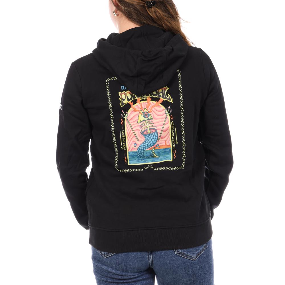 Women's Black Hoodie Rip Curl Meo Pro 25 Photo of the Espace des Marques %store% store - view of %key%