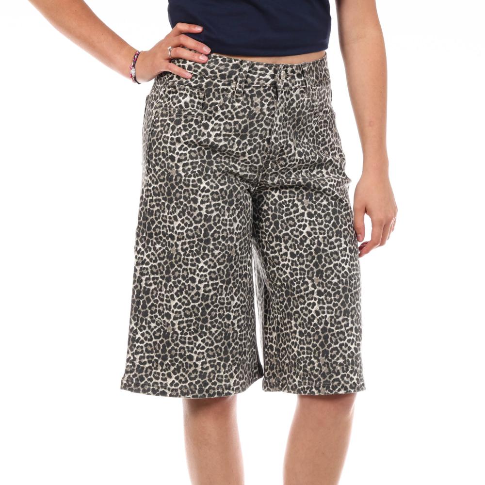 Bermuda Noir/Marron Femme Monday Premium MUL pas cher