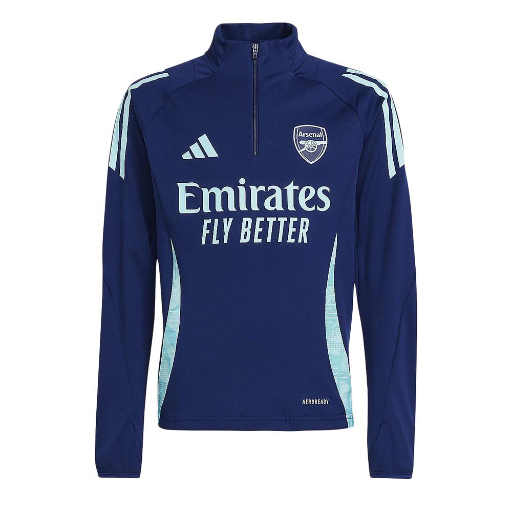 Arsenal Sweat 1/4 zip Marine Junior Adidas Tiro 24 pas cher
