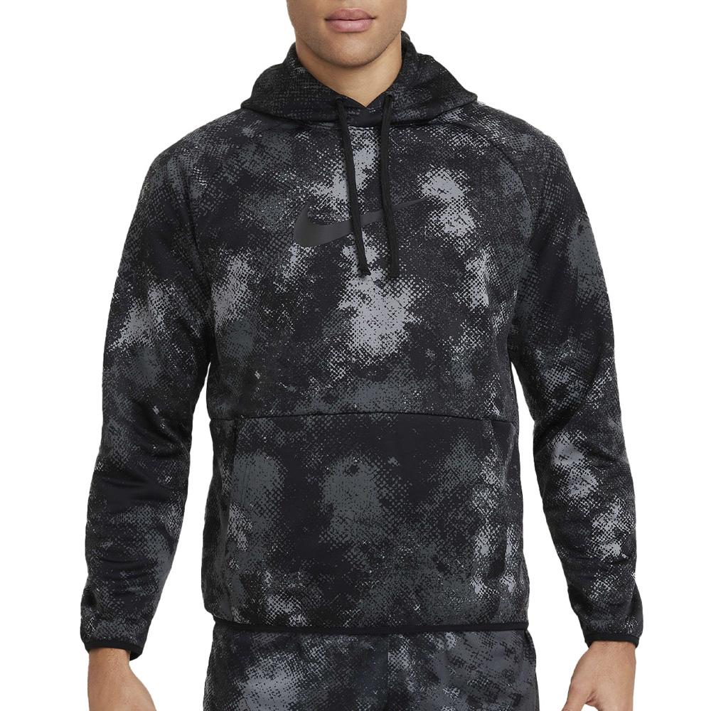 Sweat à Capuche Noir/Gris Homme Nike Camo pas cher