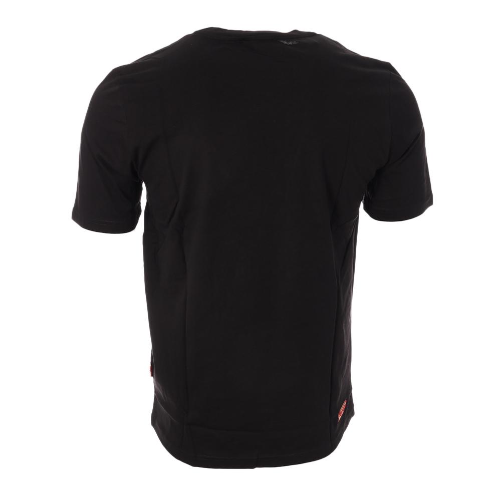 T-shirt Noir Homme Supreme Grip Michael vue 2