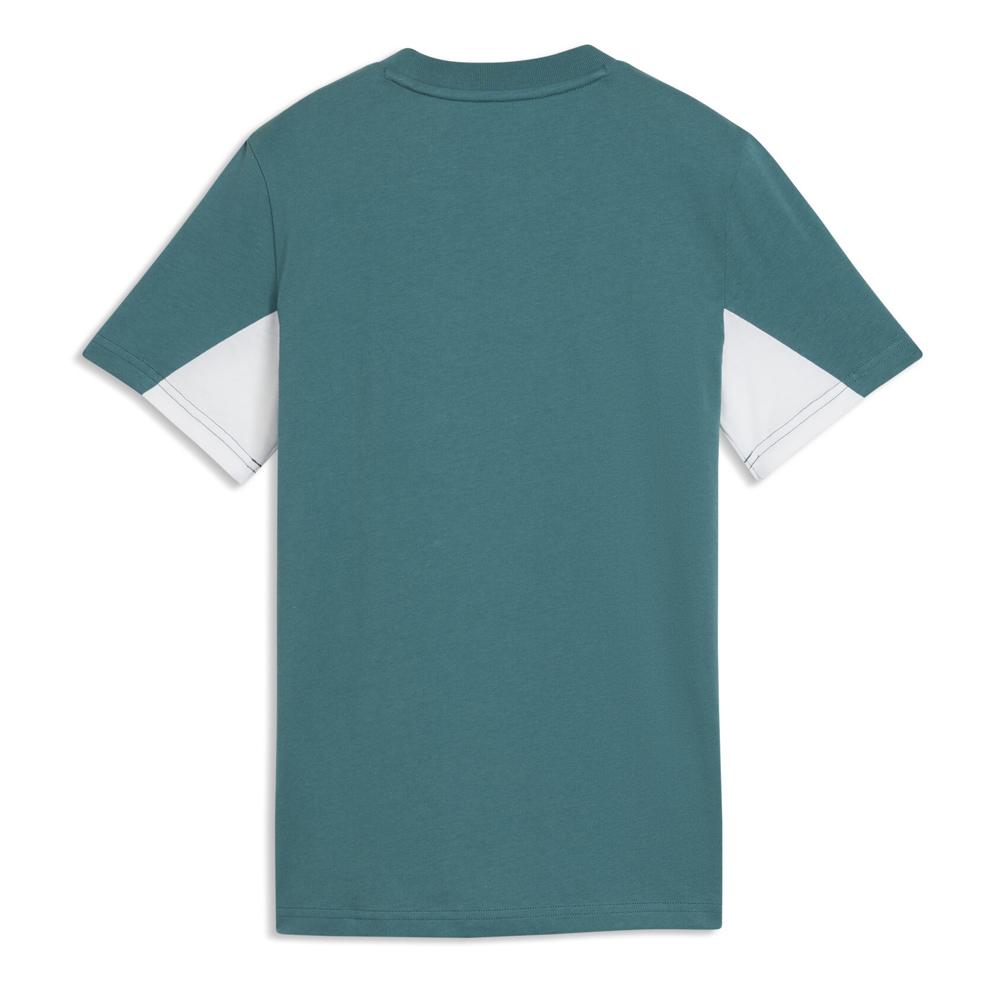 T-Shirt Vert Garçon Puma Ess Block vue 2