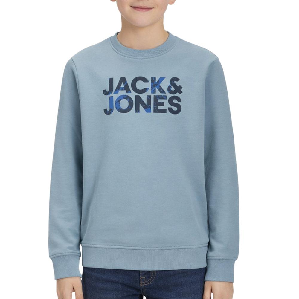 Sweat Bleu Garçon Jack & Jones Splash pas cher