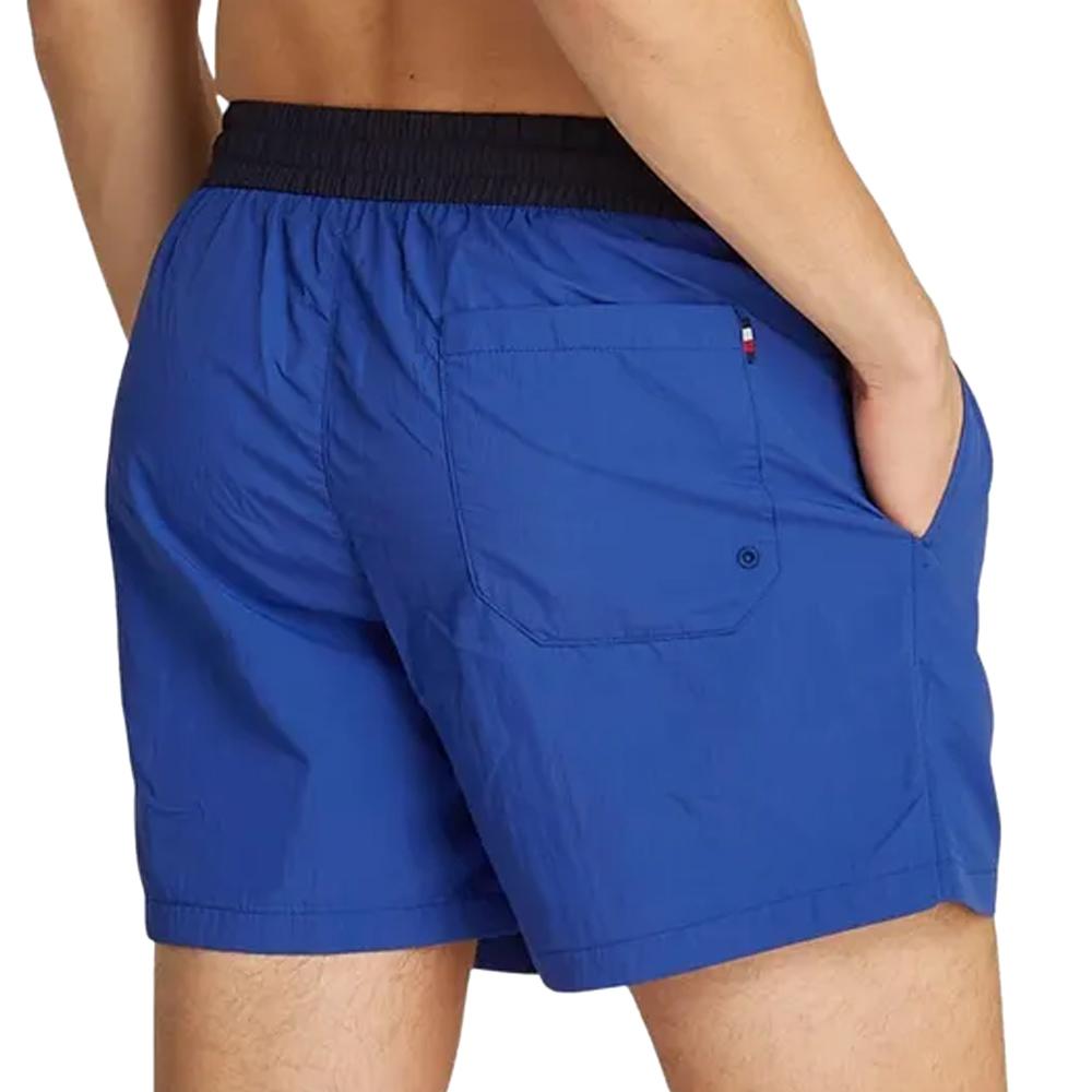 Short de Bain Bleu Homme Tommy Hilfiger Drawstring vue 2