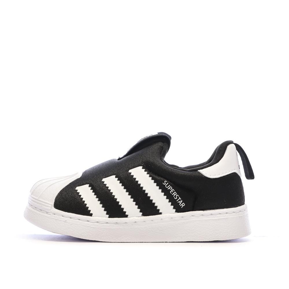 Baskets Noires Garçon Adidas Superstar 360 pas cher