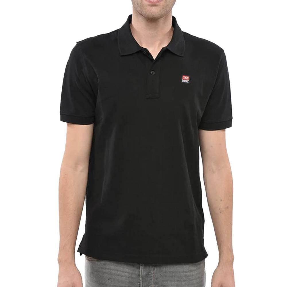 Polo Noir Homme Diesel Smith A19714 pas cher