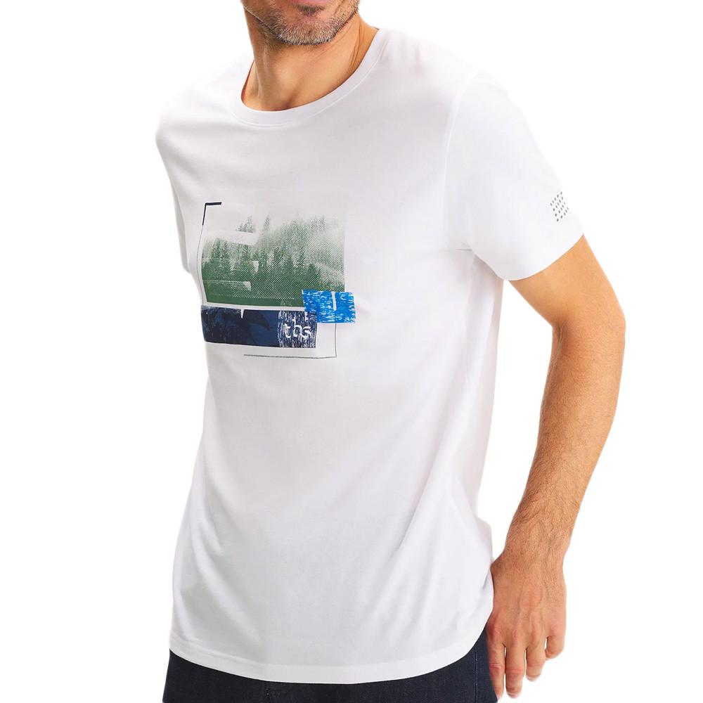 T-shirt Blanc Homme TBS CASEYTE pas cher