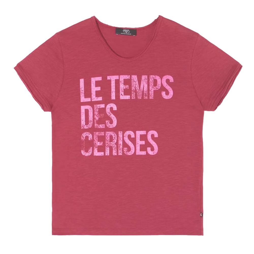 T-shirt Rose Fille Le Temps Des Cerises Lucius pas cher