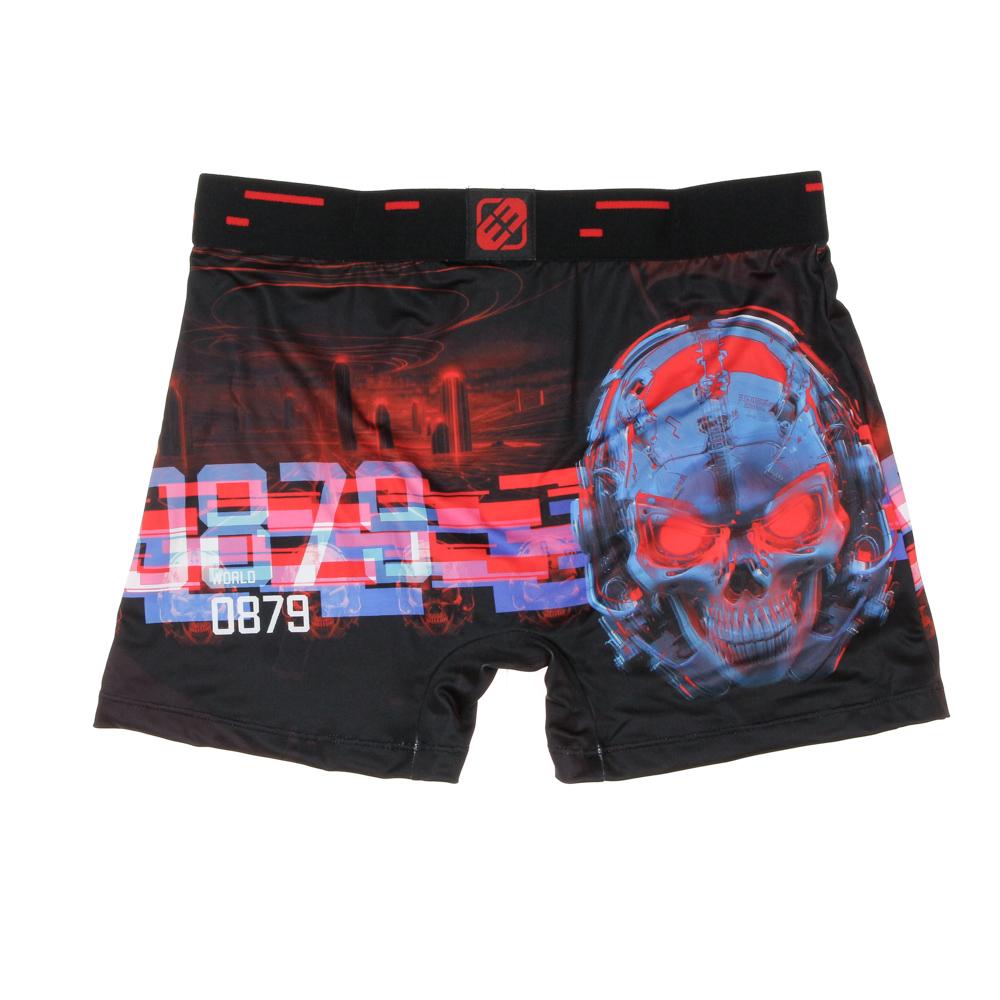 Boxer Noir/Rouge à Imprimés Homme Freegun SKU vue 2