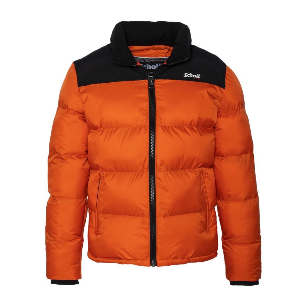 Doudoune Orange Homme Schott Utah pas cher