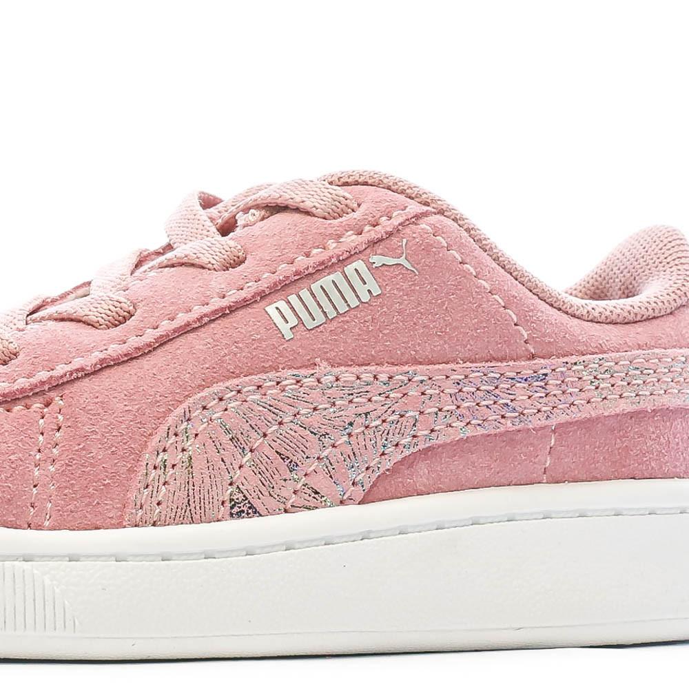 Baskets Rose Fille Puma Vikky Infants vue 7