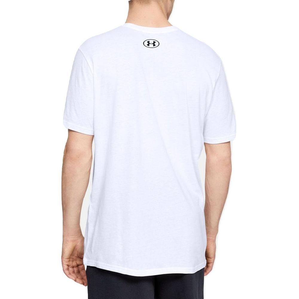 T-shirt Blanc Homme Under Armour Foundation vue 2