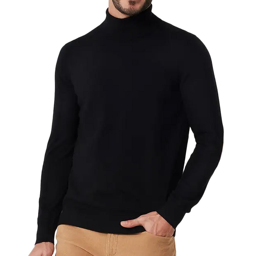 Pull Noir Homme TBS MALIKROL pas cher