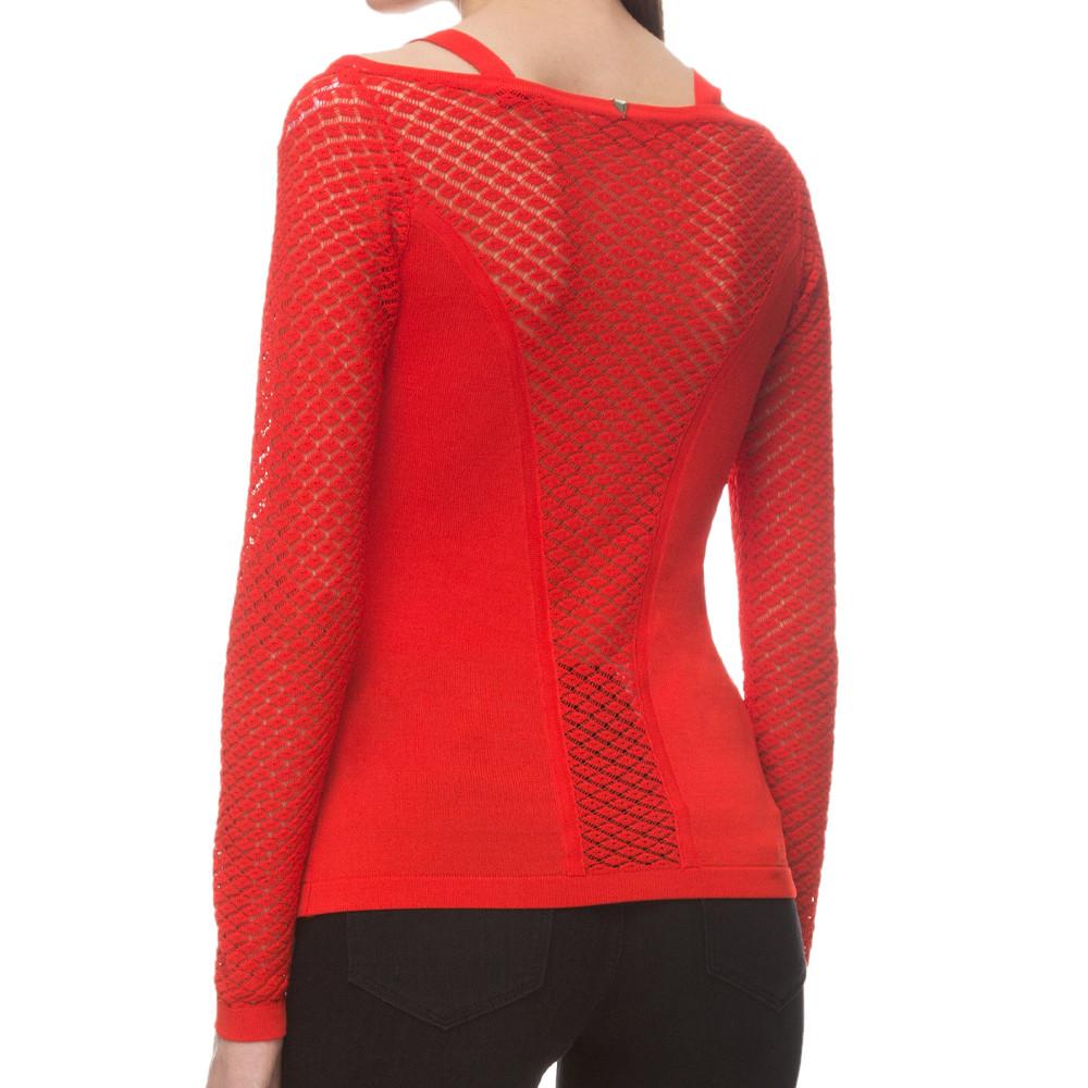 Pull guess rouge femme online