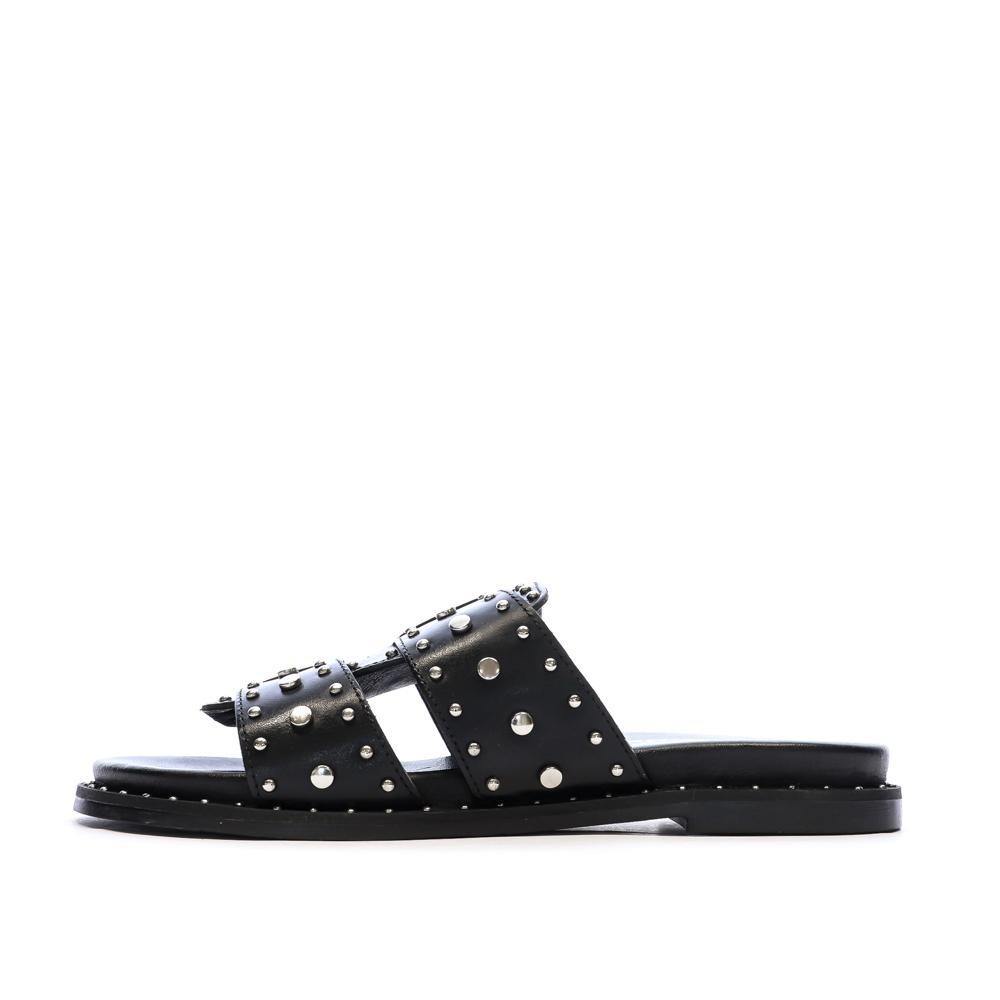 Sandales Noires Femme Carmela Bridas pas cher