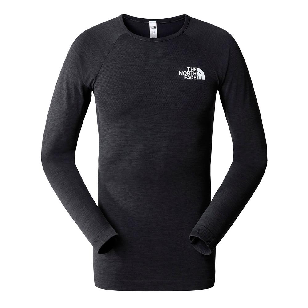 Camiseta técnica negra para hombre The North Face Lab Smless barato
