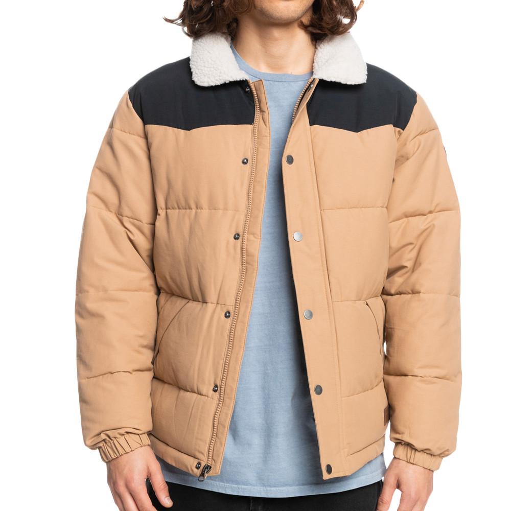 Doudoune Marron/Noire Homme Quiksilver The Puffer pas cher