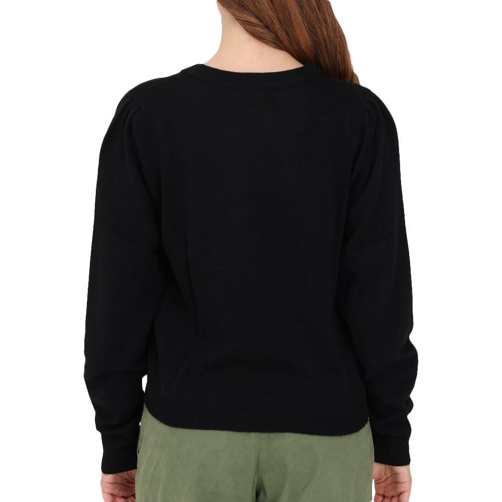 Pull Noir Femme JDY Laura Knt vue 2