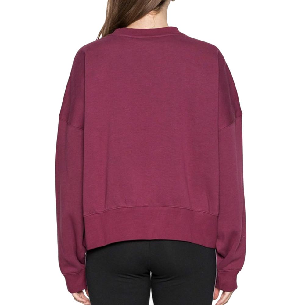 Sweat Violet Femme Adidas Sweatshirt vue 2