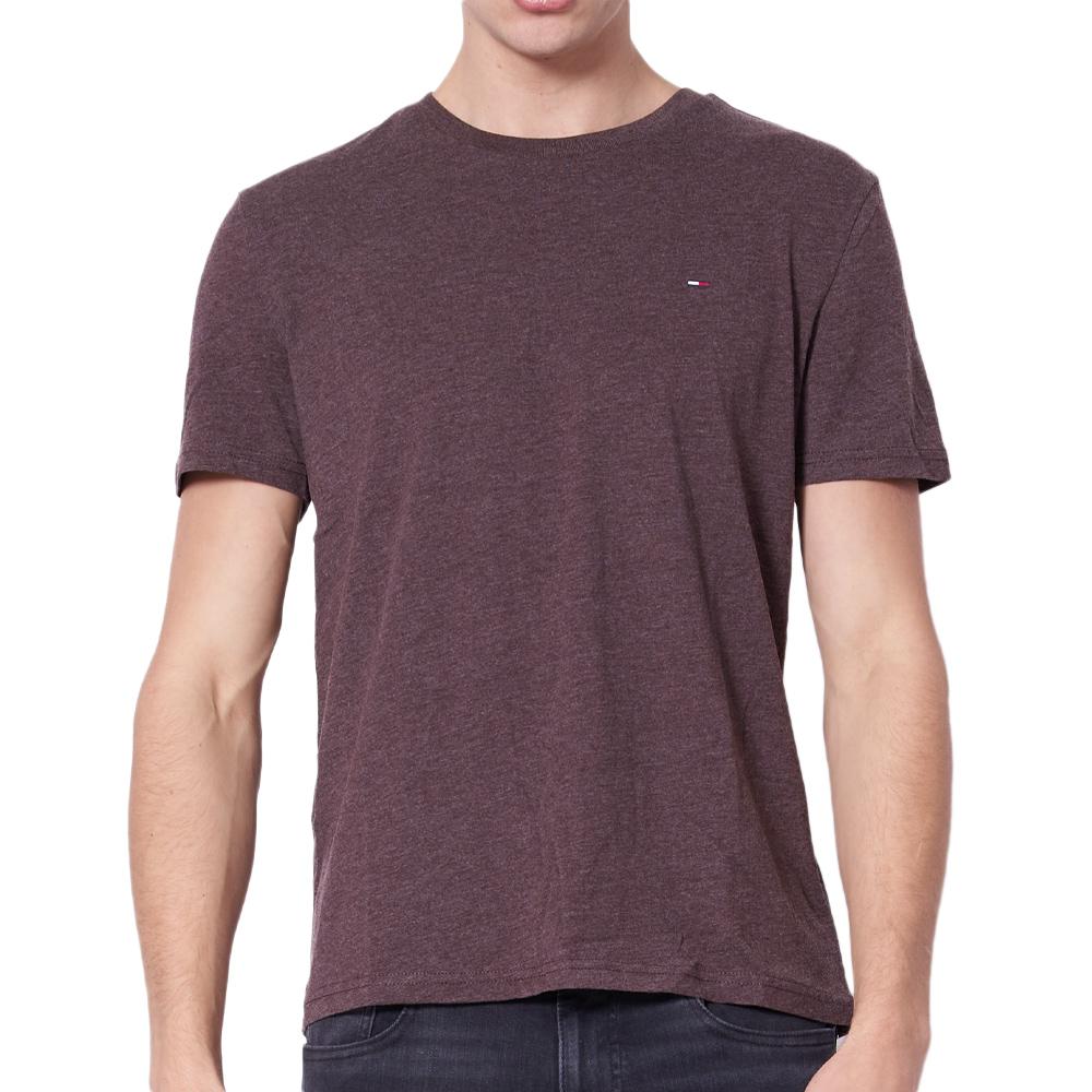 T-shirt Taupe Homme Tommy Hilfiger Tjm X Slim Jaspe pas cher