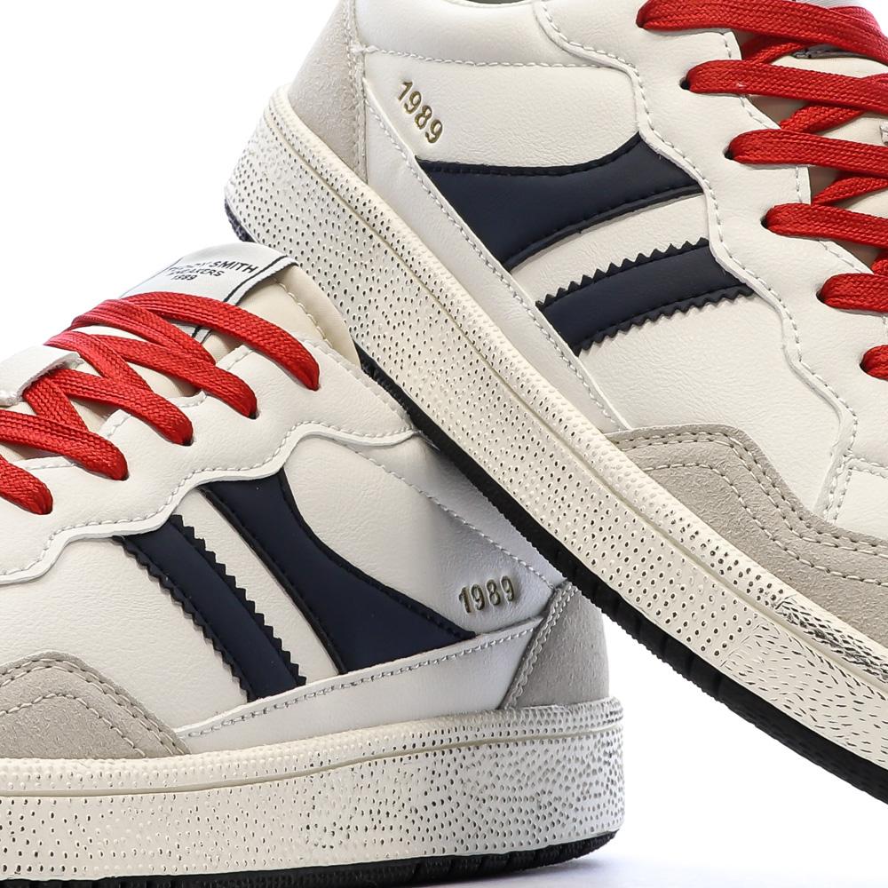 Baskets Blanc/Marine Homme Teddy Smith Zapato vue 7