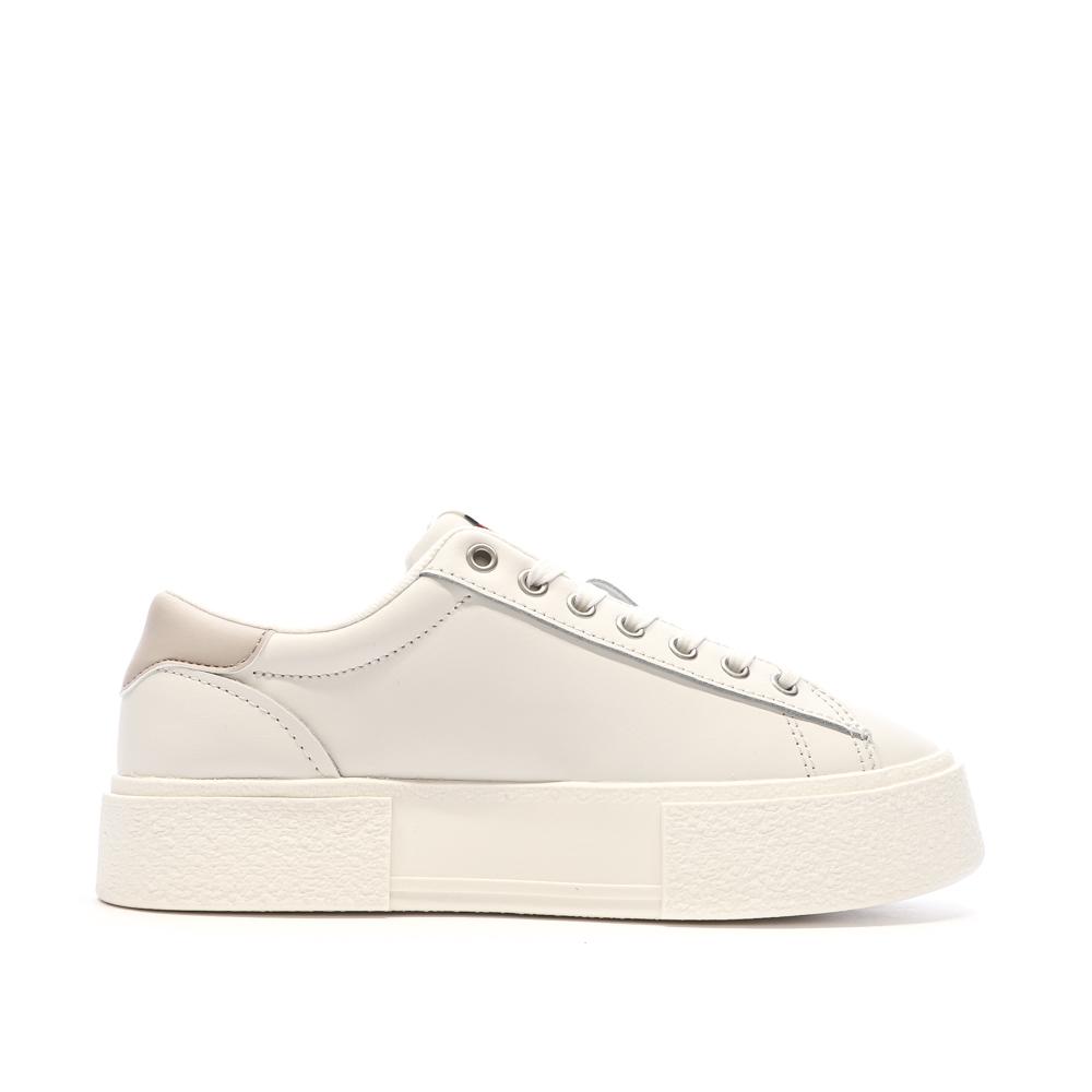 Baskets Écru Femme Tommy Hilfiger Foxing vue 2